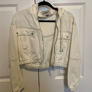 ASHLEY VINTAGE CHARM Crop denim Jacket